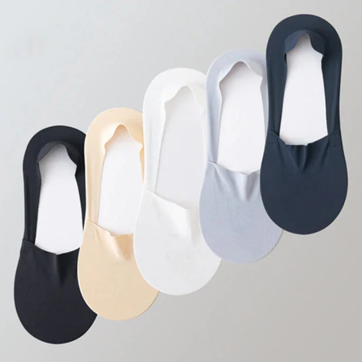 Chaussettes confortables en soie glacée