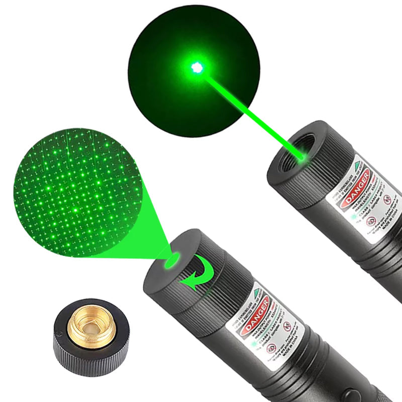 Lampe de poche/pointeur laser rechargeable longue portée