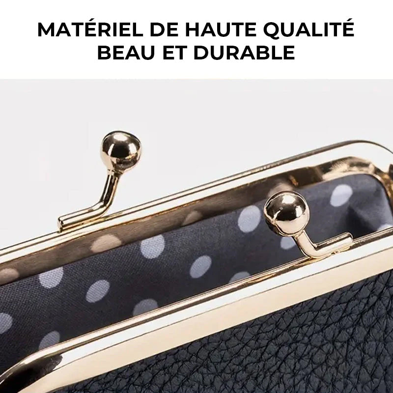 Portefeuille en cuir PU avec grande capacité