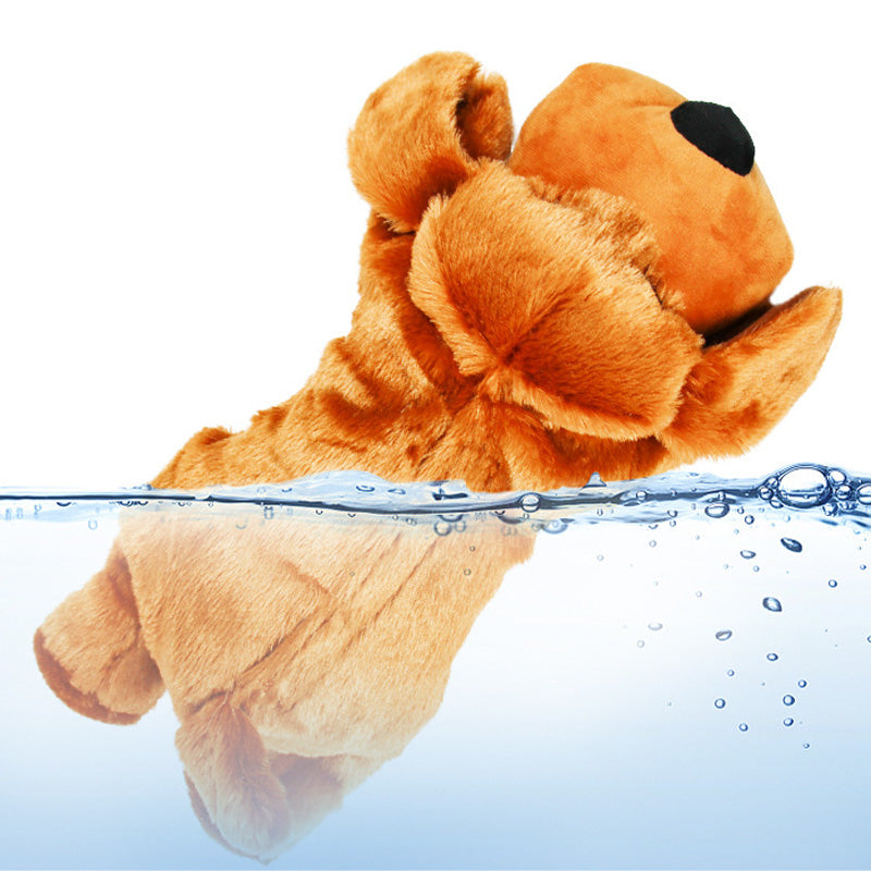 Jouet d'accompagnement anti-stress pour chien avec simulation de battement de cœur