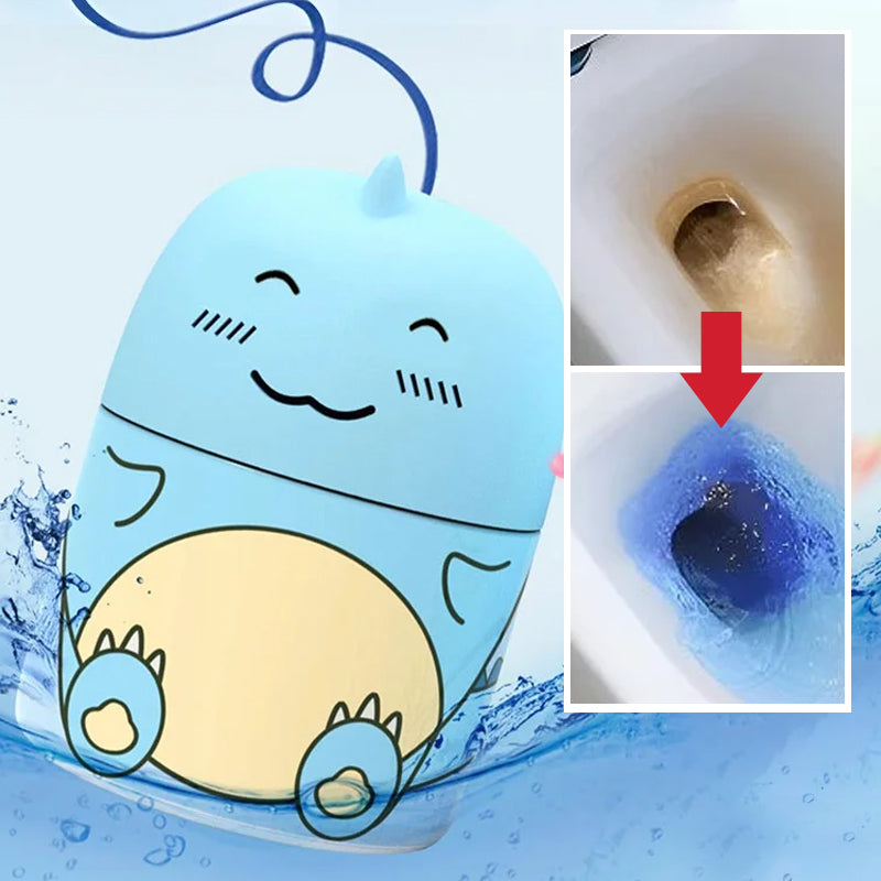 Bouteille de nettoyant pour toilettes dinosaure mignon