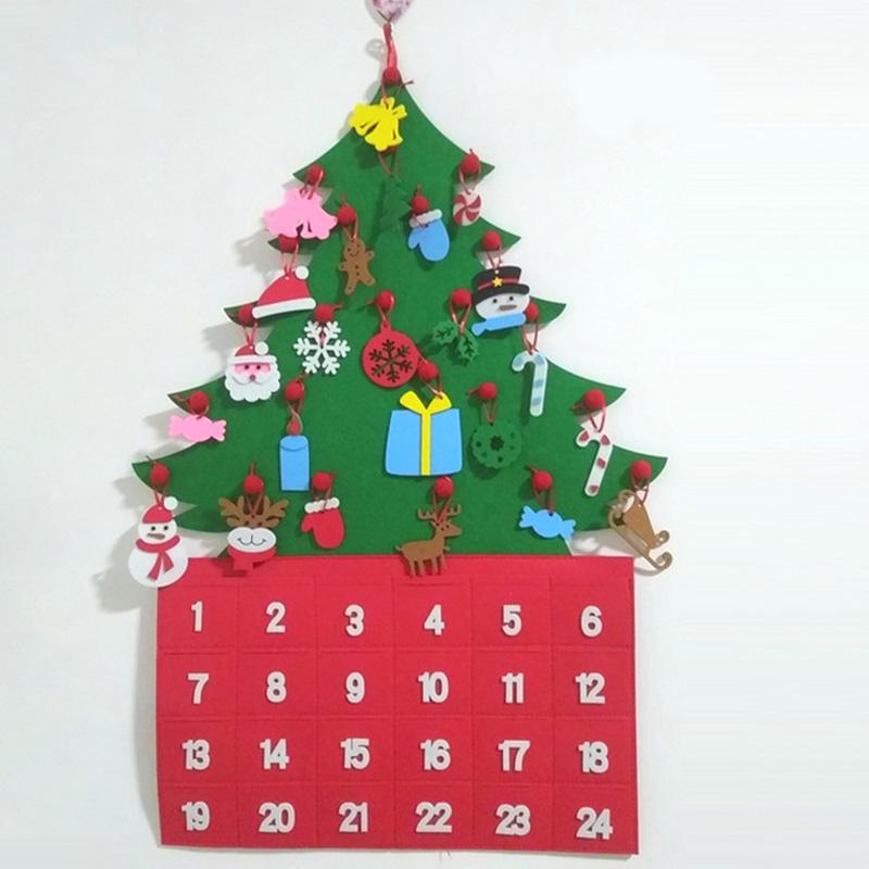 Arbre de Noël en Feutre Bricolage (Meilleur Cadeau pour Les Enfants)