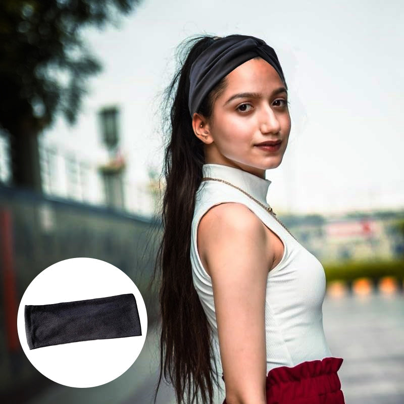 Bandeau de cheveux décontracté et sportif