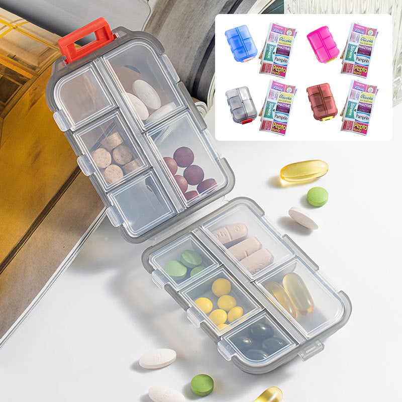 Mini étui à pilules DIY avec étiquettes