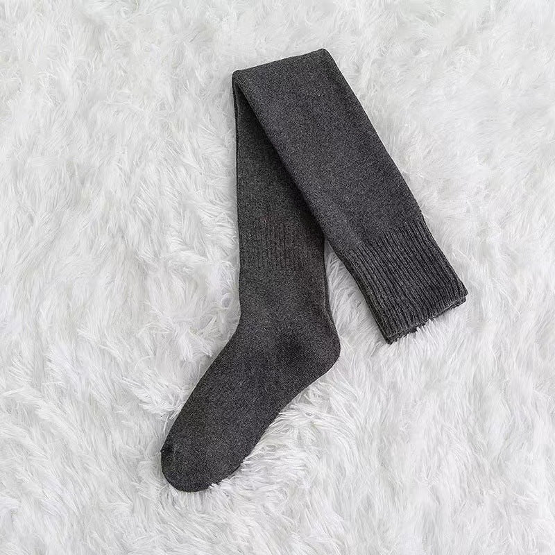 Chaussettes aux genoux pour femmes