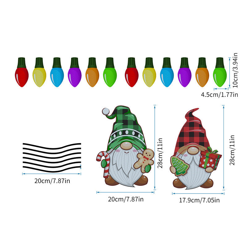 Autocollants de Noël drôles créatifs