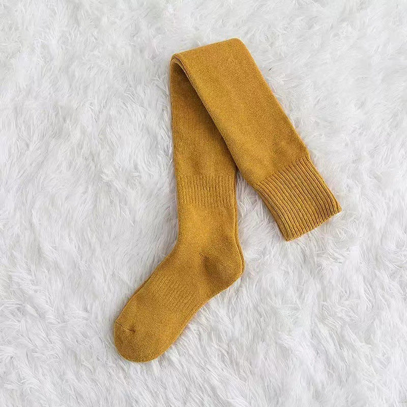 Chaussettes aux genoux pour femmes