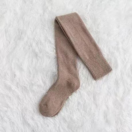 Chaussettes aux genoux pour femmes