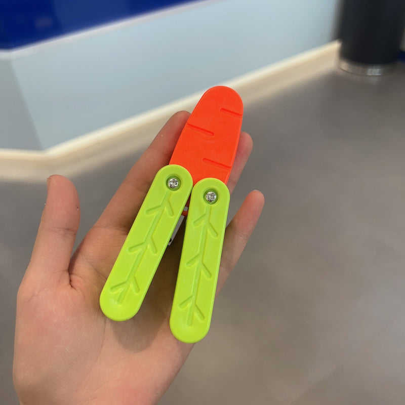 Jouet de décompression de couteau de carotte de gravité 3D
