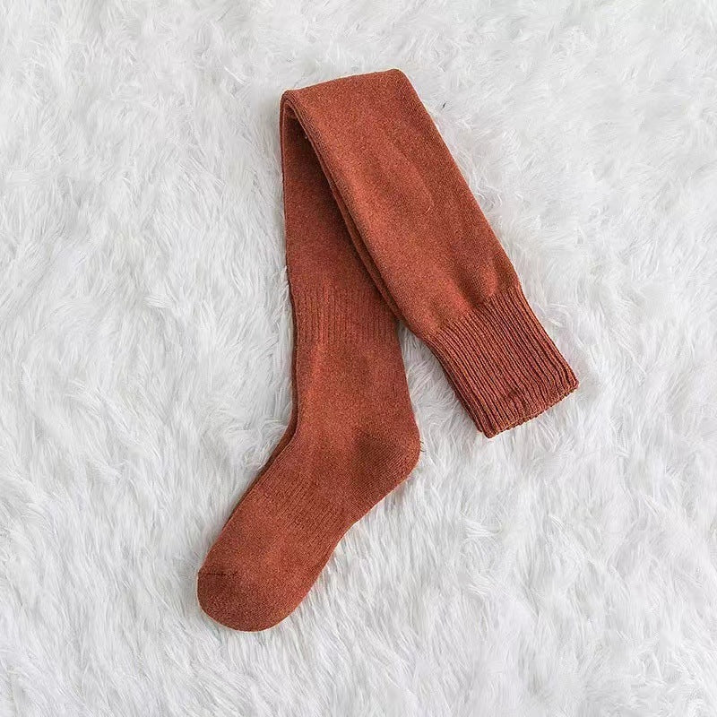 Chaussettes aux genoux pour femmes