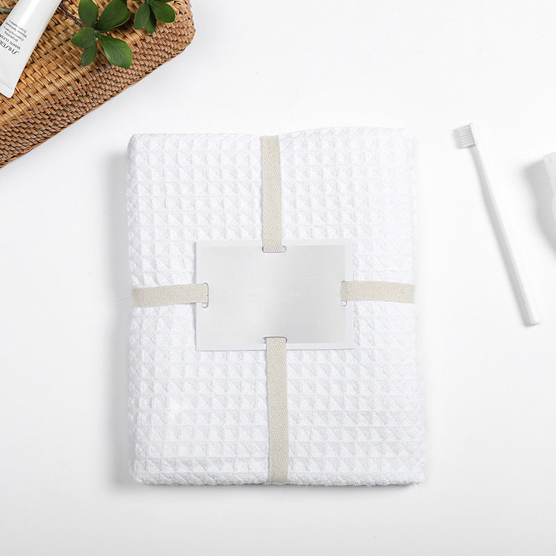 Serviette de Bain Gaufrée Super Absorbante et Respirante