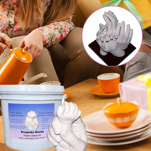Kit de moulage à la main pour la famille et les proches – Préservez ensemble de précieux souvenirs