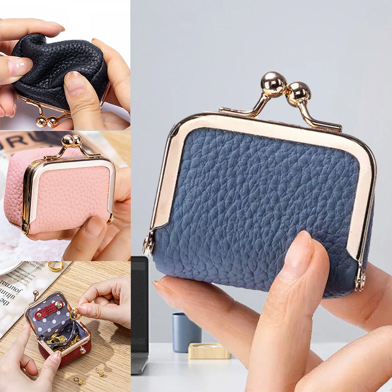 Mini boîte à bijoux en cuir véritable