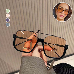 Lunettes de soleil tendance vintage d'été