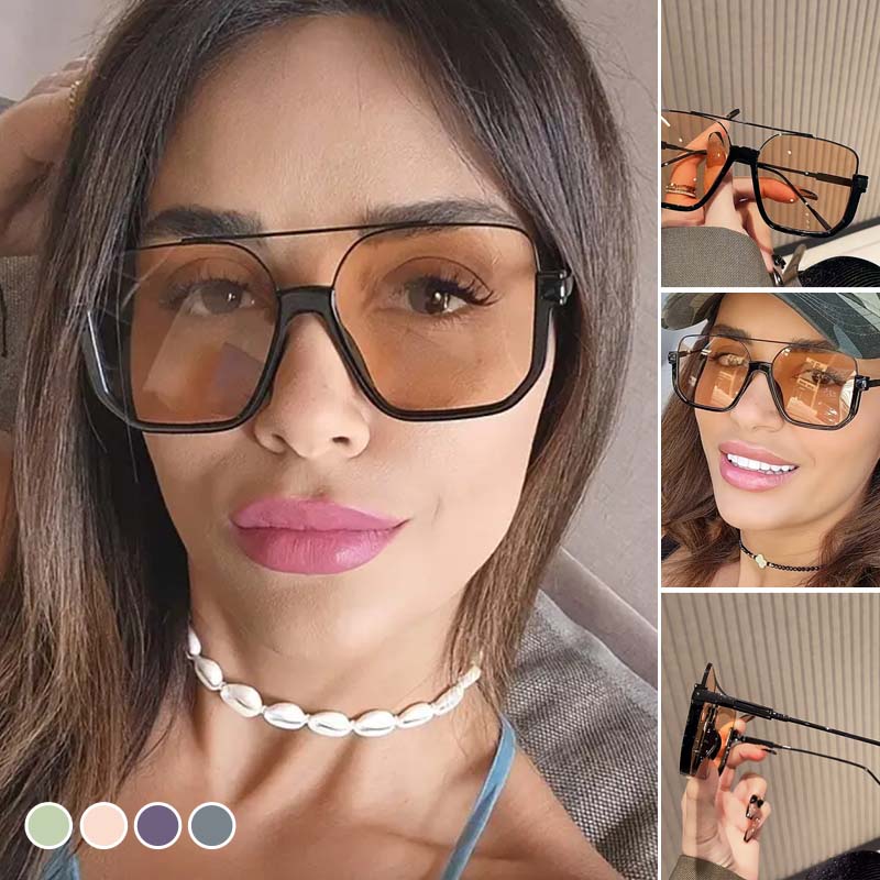 Lunettes de soleil tendance vintage d'été