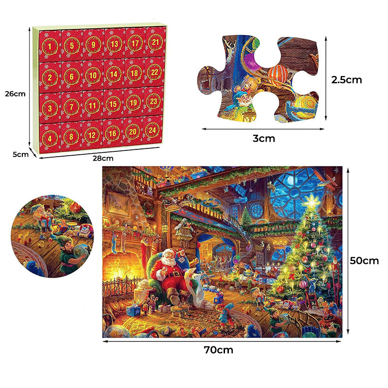 Calendrier de l'Avent pour des énigmes de Noël