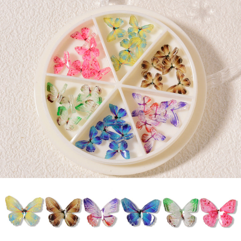 Ornements de papillon d'ongle