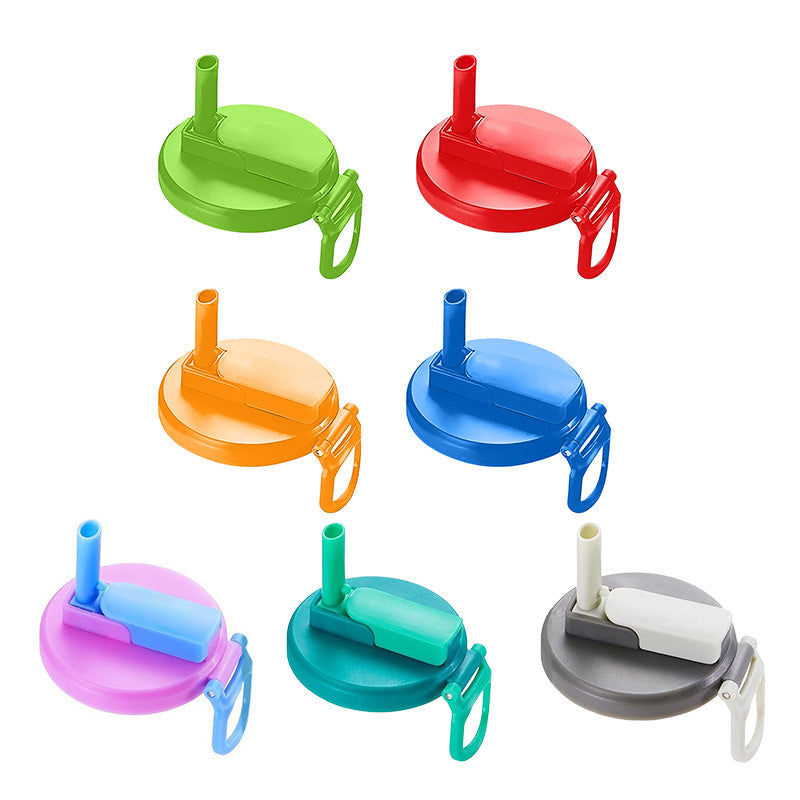 Couvercle pour canette de soda paille