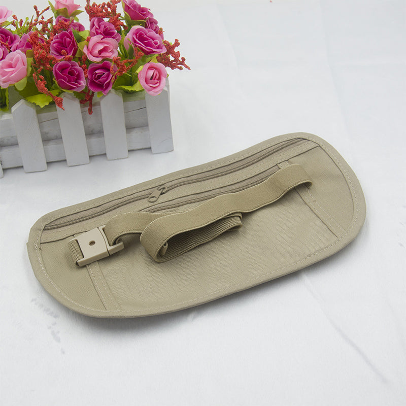 Sac banane sport ajustable avec poches zippées