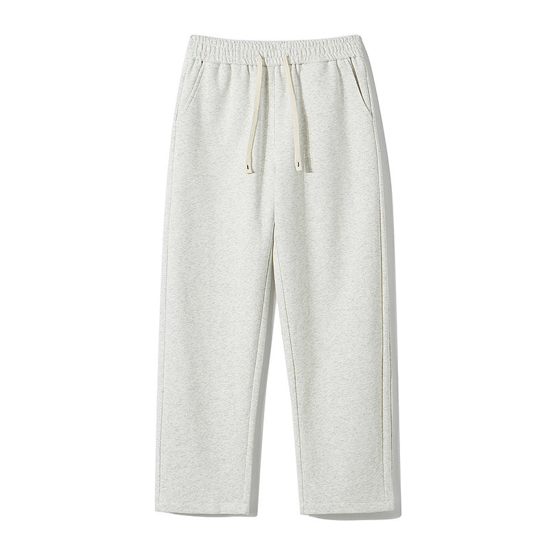 Pantalon de survêtement solide à taille coulissante pour hommes