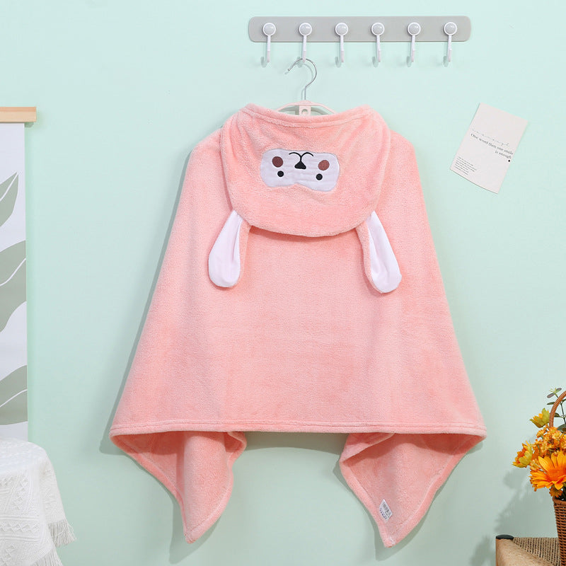 Serviette de bain à capuche pour bébé