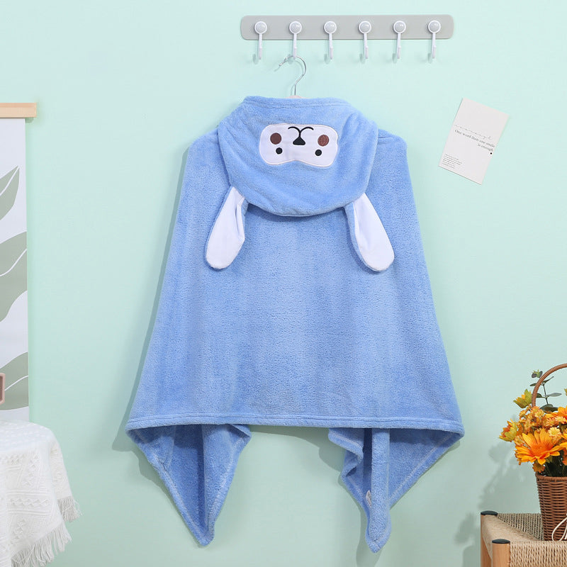 Serviette de bain à capuche pour bébé