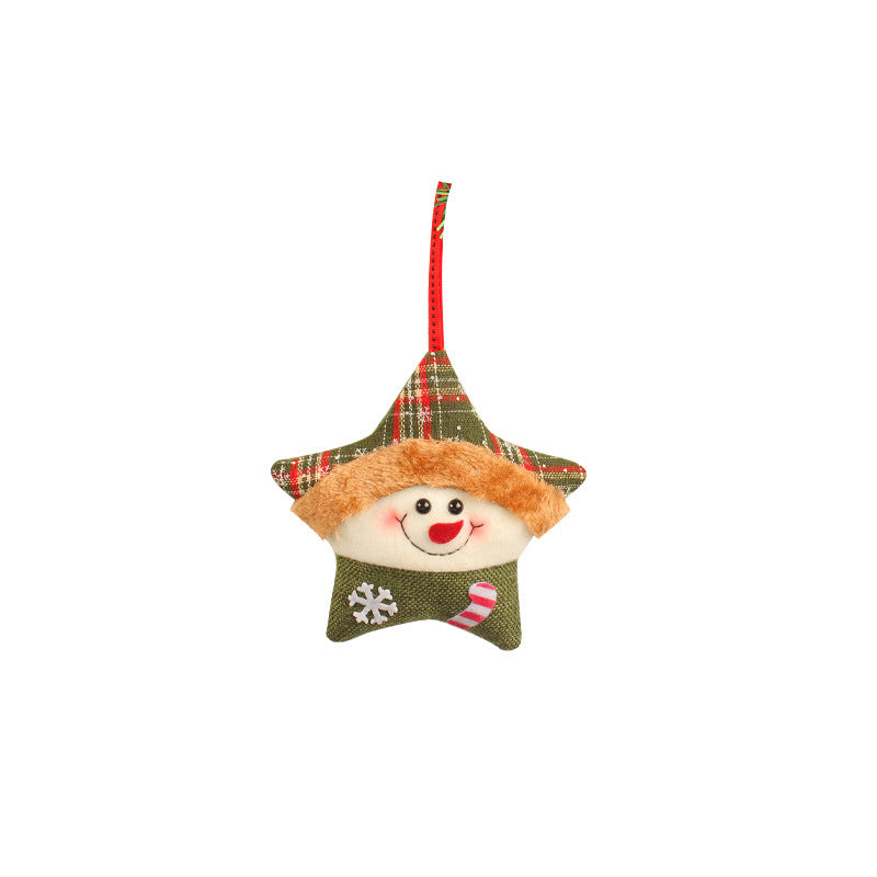 Ornement pentagramme de Noël
