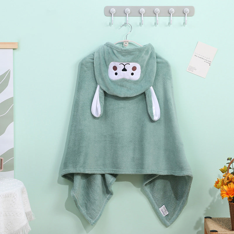 Serviette de bain à capuche pour bébé