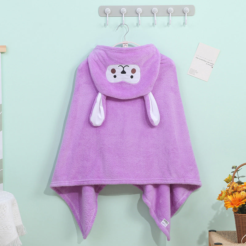 Serviette de bain à capuche pour bébé