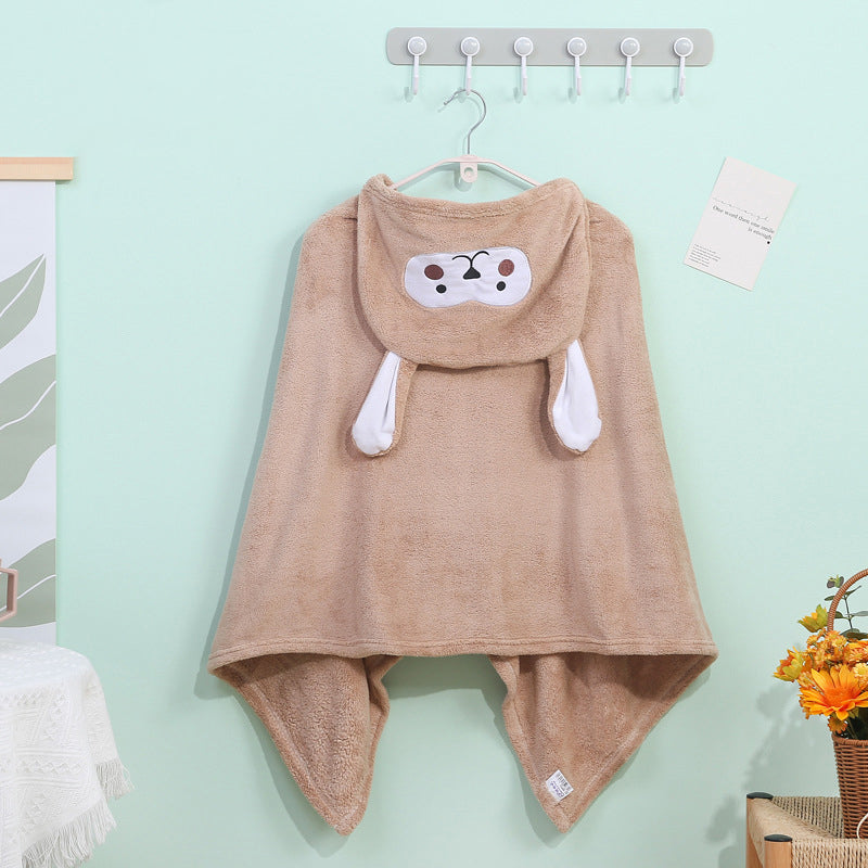 Serviette de bain à capuche pour bébé