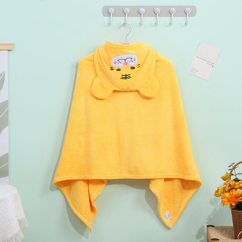 Serviette de bain à capuche pour bébé