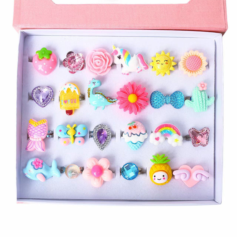 Bagues réglables pour filles