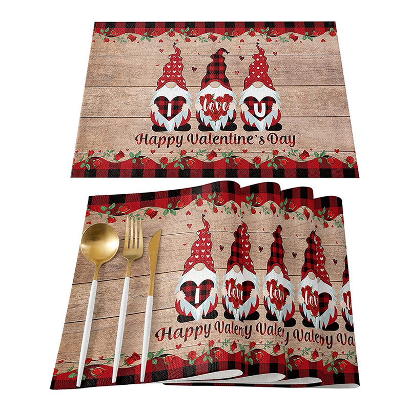 Sets de table Plaid de Noël
