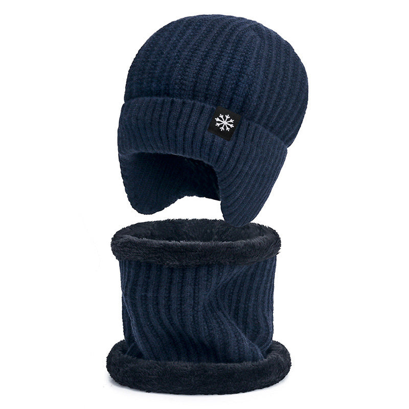 Ensemble de bonnets d'hiver et d'écharpes Bonnet chaud en tricot