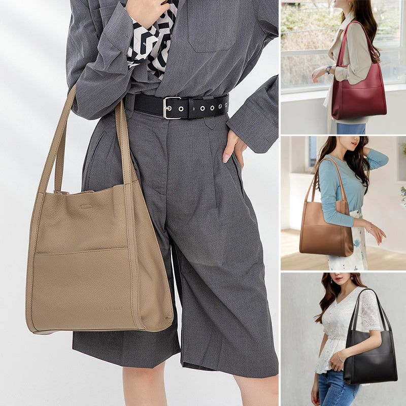 Sac à bandoulière simple de couleur unie