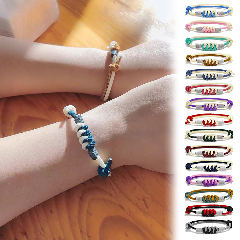 Bracelet tressé en fil milanais