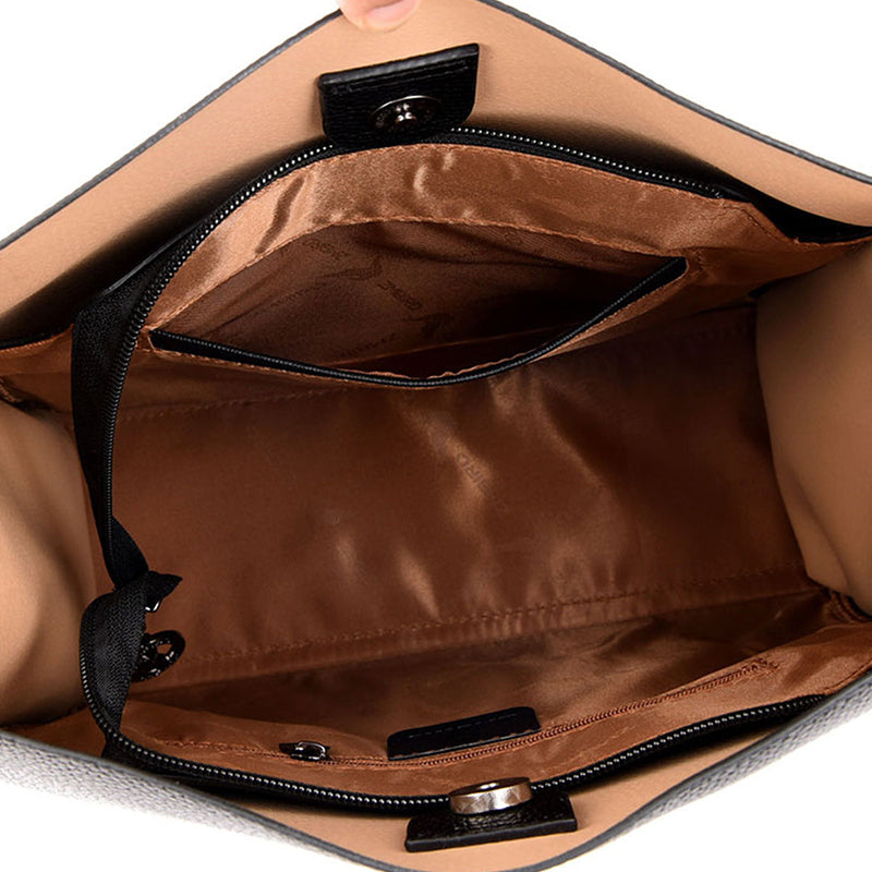 Sac à bandoulière simple de couleur unie