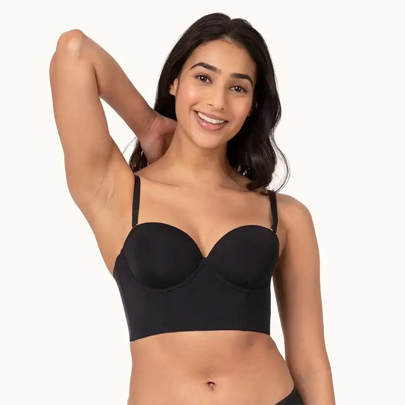 Soutien-gorge sans bretelles à dos bas