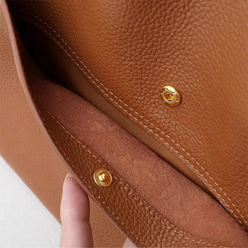 Sac à bandoulière simple de couleur unie