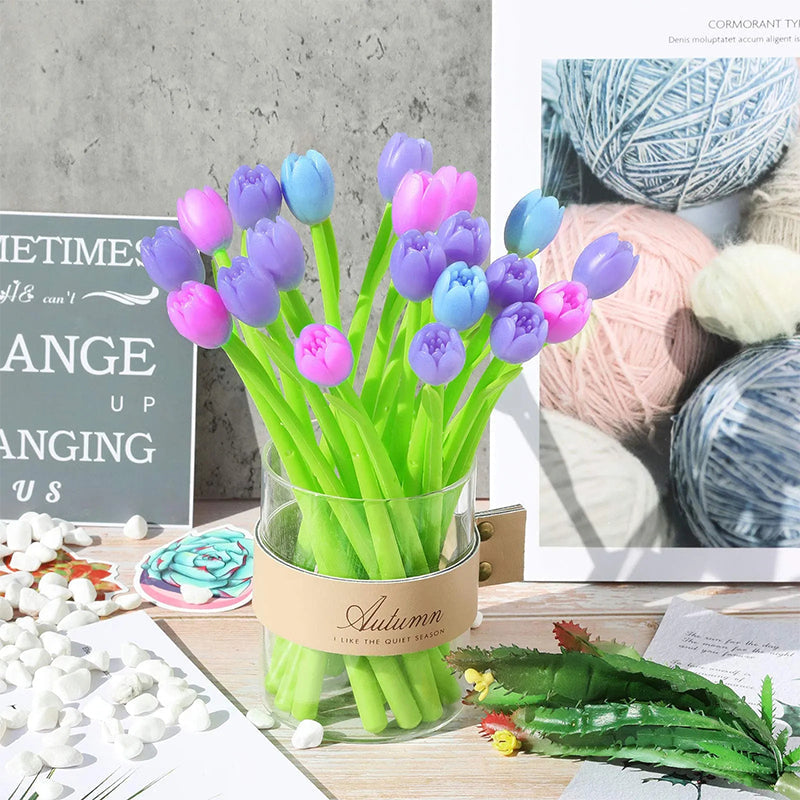 Stylos à Bille Tulipe à Couleurs Changeantes
