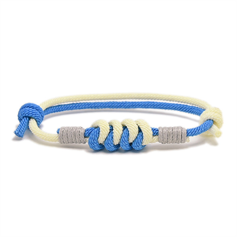 Bracelet tressé en fil milanais