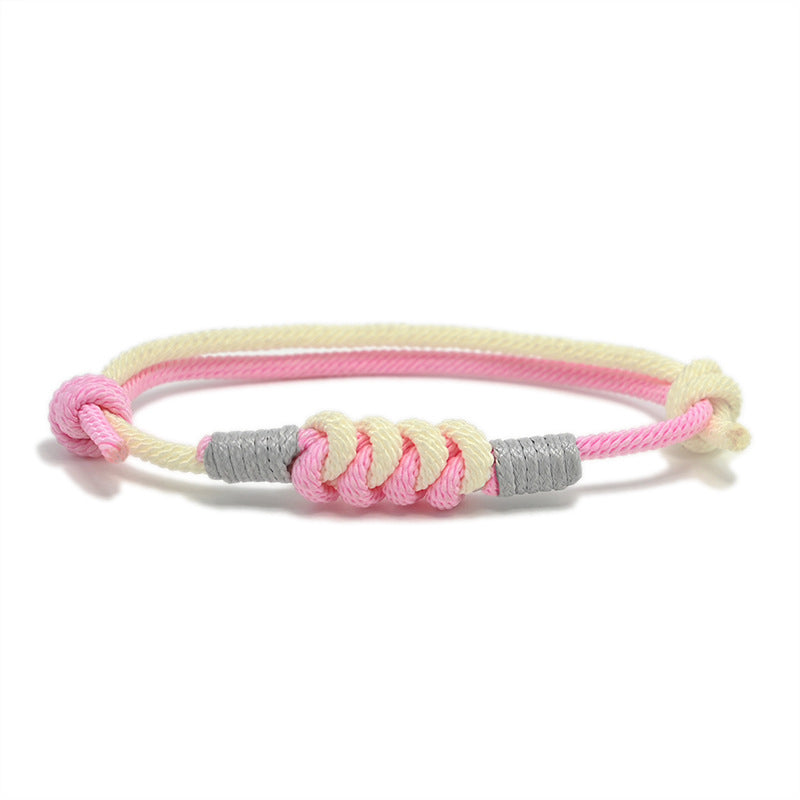 Bracelet tressé en fil milanais