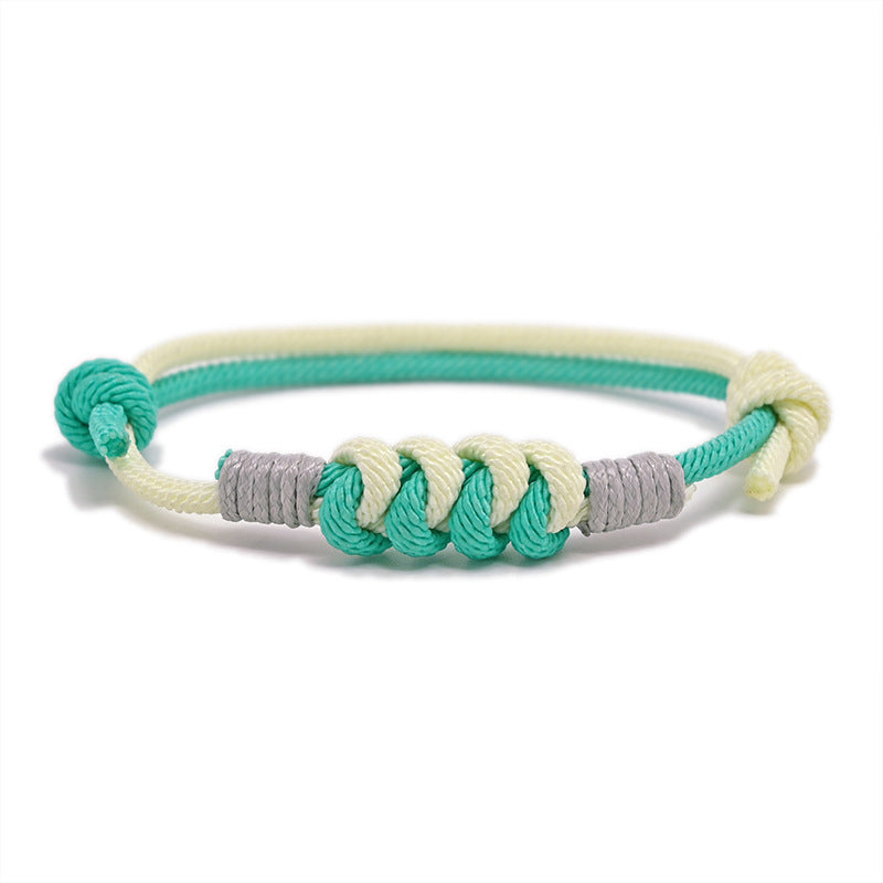 Bracelet tressé en fil milanais