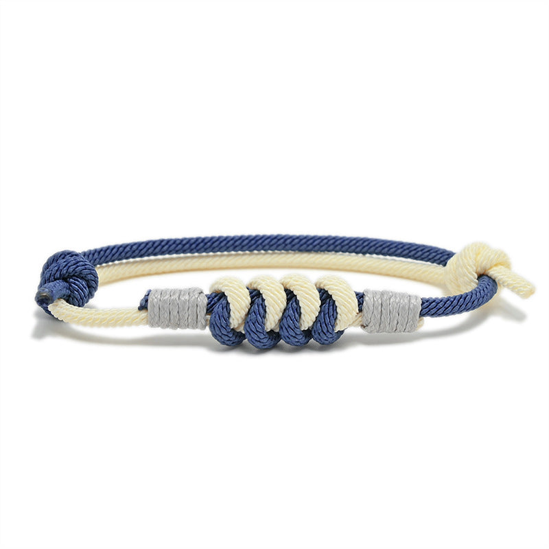Bracelet tressé en fil milanais