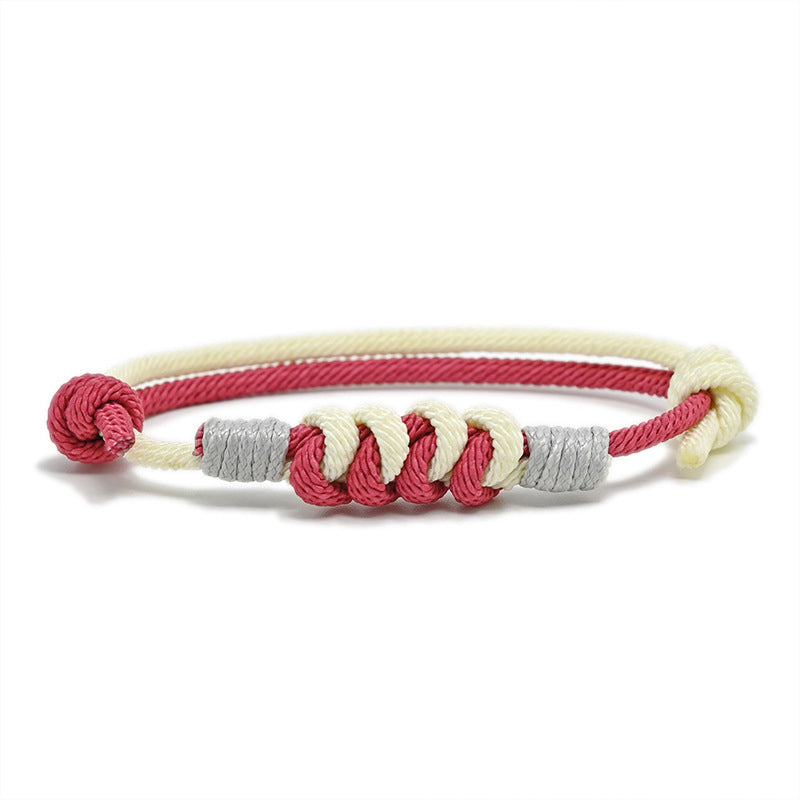 Bracelet tressé en fil milanais