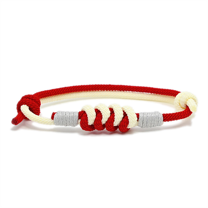 Bracelet tressé en fil milanais