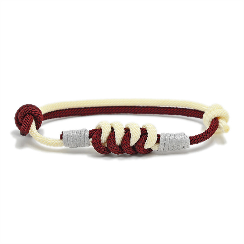 Bracelet tressé en fil milanais