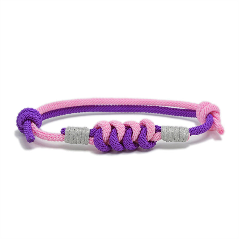Bracelet tressé en fil milanais