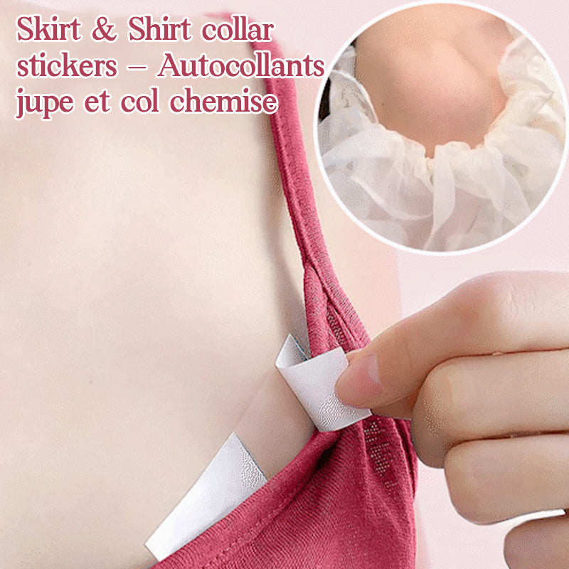 Autocollants pour jupes et cols de chemise