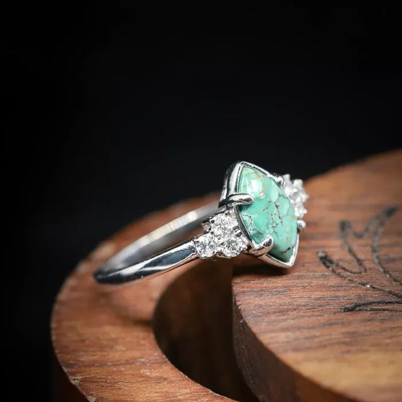 Bague en Turquoise Brillante